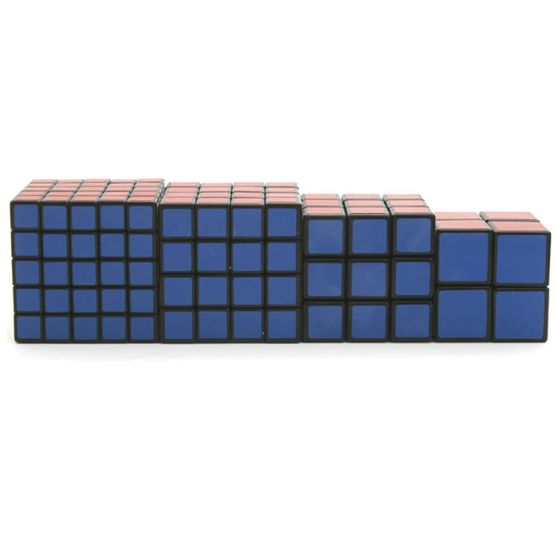 4 шт. 2x2x2, 3x3x3 4x4x4 Magic Скорость Cube обучения Игрушечные лошадки для Детский подарок Мэджико Cubo палец Игрушечные лошадки головоломки Скорость Cube