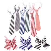 Женский Галстук, клетчатый шейный галстук для дам, костюмы, 7 см. Галстуки, тонкие резинки для девочек, Gravatas, резиновый галстук для мальчиков