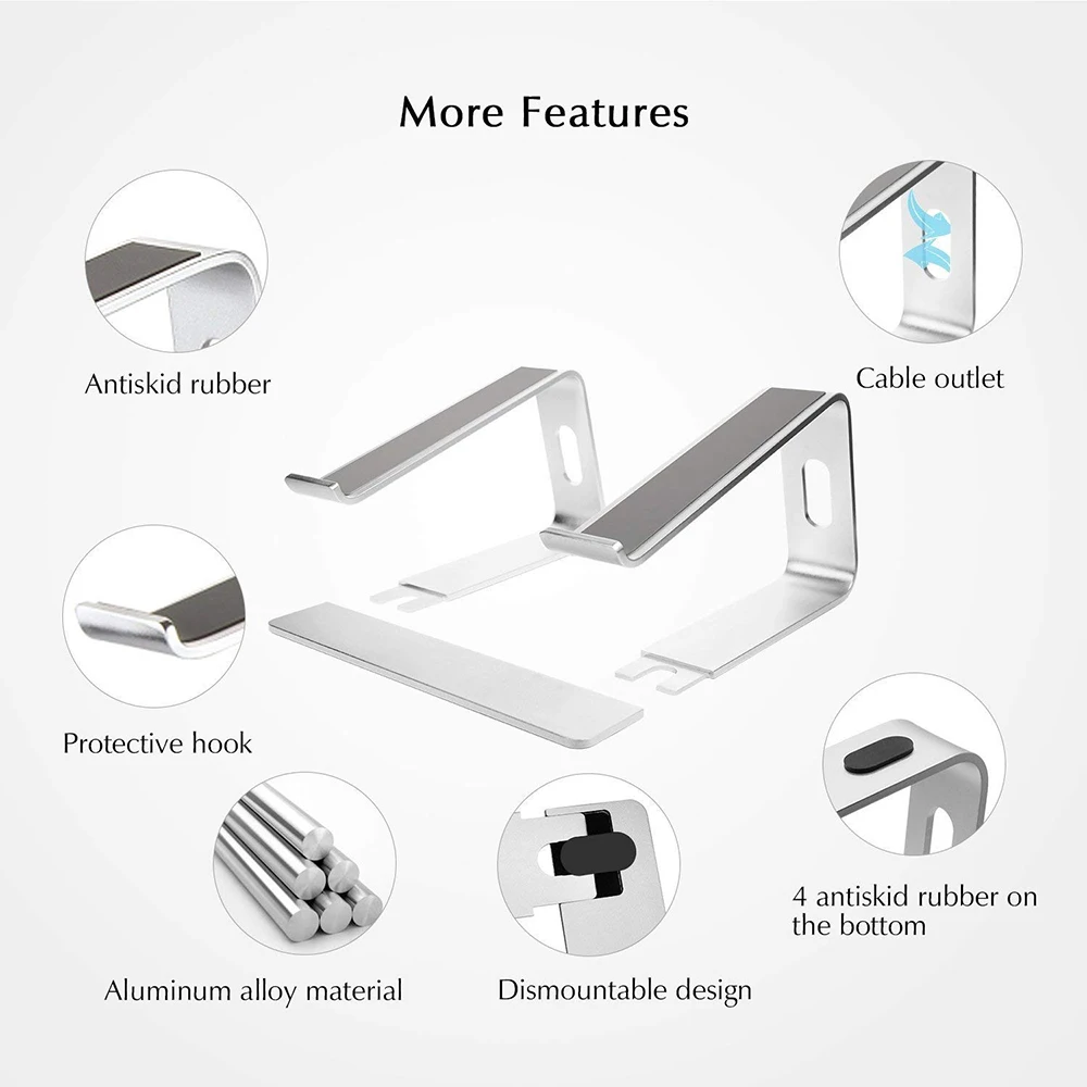 S5 подставка для ноутбука, алюминиевый настольный держатель, подставка для ноутбука, ПК, компьютера, подставка для ноутбука MacBook, подставка для ноутбука, компьютерная подставка