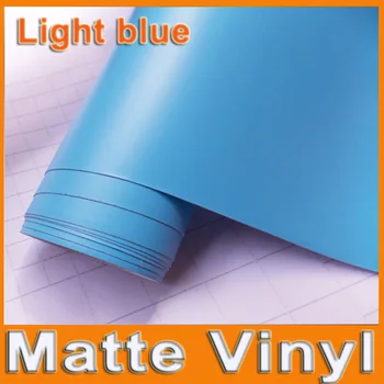 

Blue Matte Vinyl Wrap Matte Pearl Blue Car Wrap Matte Pearl Blue Car Vinyl Film Air Free Car Wrapping Size:1.52M*30m/Roll