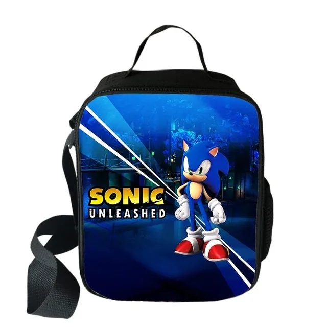 Мультяшная Супер Марио Bros Sonic Boom Hedgehogs сумка для еды на пикник дорожная сумка для хранения еды Детская сумка для мальчиков и девочек Bento сумка-мессенджер - Цвет: photo color