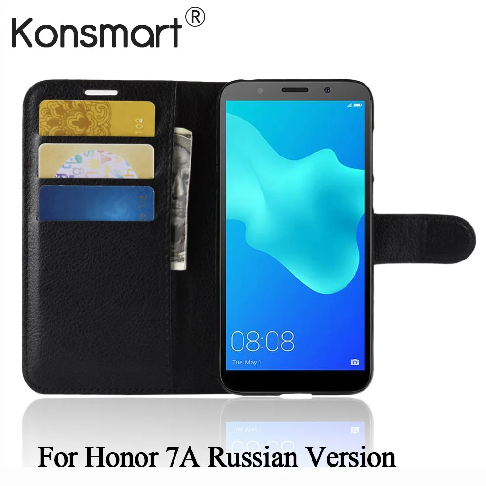 чехол на хонор 7а Чехол Honor 7A 5 45 дюймов Русская версия DUA-L22 Книга для huawei флип