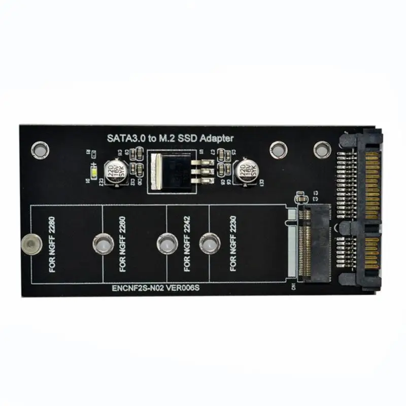 SATA 3,0 22 Pin SATA для M.2 SSD адаптер M2 Плата расширения для ключа B/(B+ M) ключ SATA сигнала M.2 NGFF SSD 2242/2260/2280