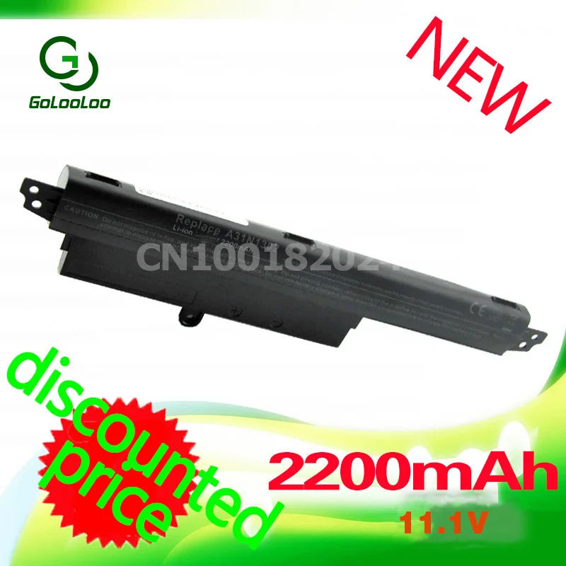 Golooloo 2200mAh Laptop Battery for Asus A31LM9H X200M X200MA X200CA X200LA X200CA For VivoBook R202CA X200MA 11.6\ Golooloo 2200mAh Laptop Battery for Asus A31LM9H X200M X200MA X200CA X200LA X200CA For VivoBook R202CA X200MA 11.6\