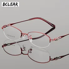 BCLEAR, оправа для очков, женские очки, компьютерные, по рецепту, близорукость, оптические, для женщин, очки, прозрачные линзы, сплав, оправа для очков