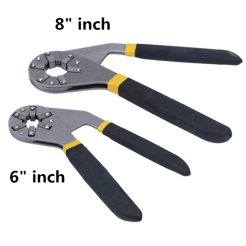 

6"8" Inch Magic Multifunction Adjustable Bionic Pliers Spanner Universal Wrench Capable Holding Hexagon Repair Hand Tool