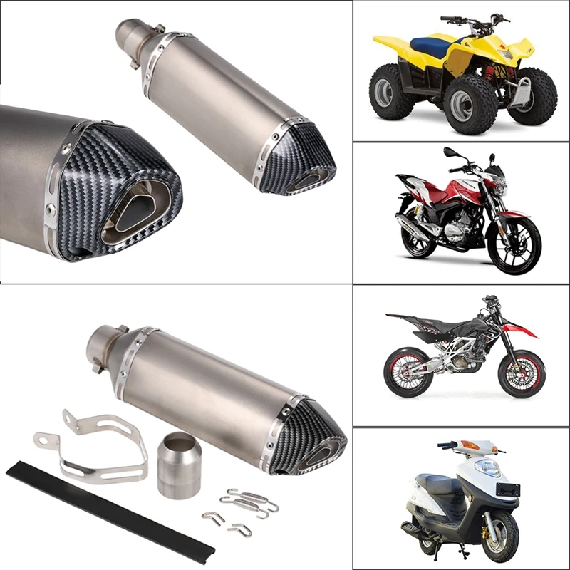 

38-51mm small hexagonal carbon fiber modified tail
