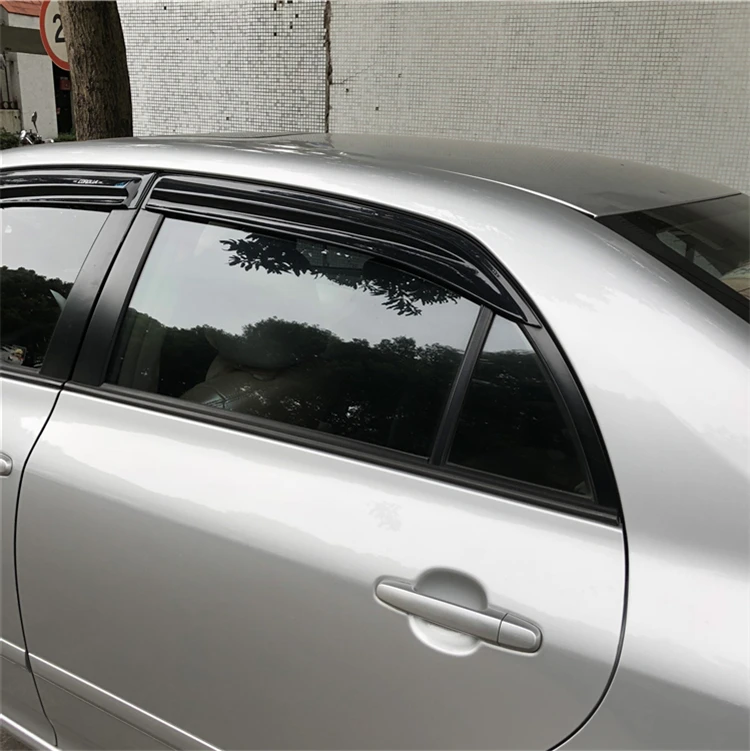 Пластиковый защитный козырек от солнца и дождя для Toyota Corolla 4 шт./компл. 2006