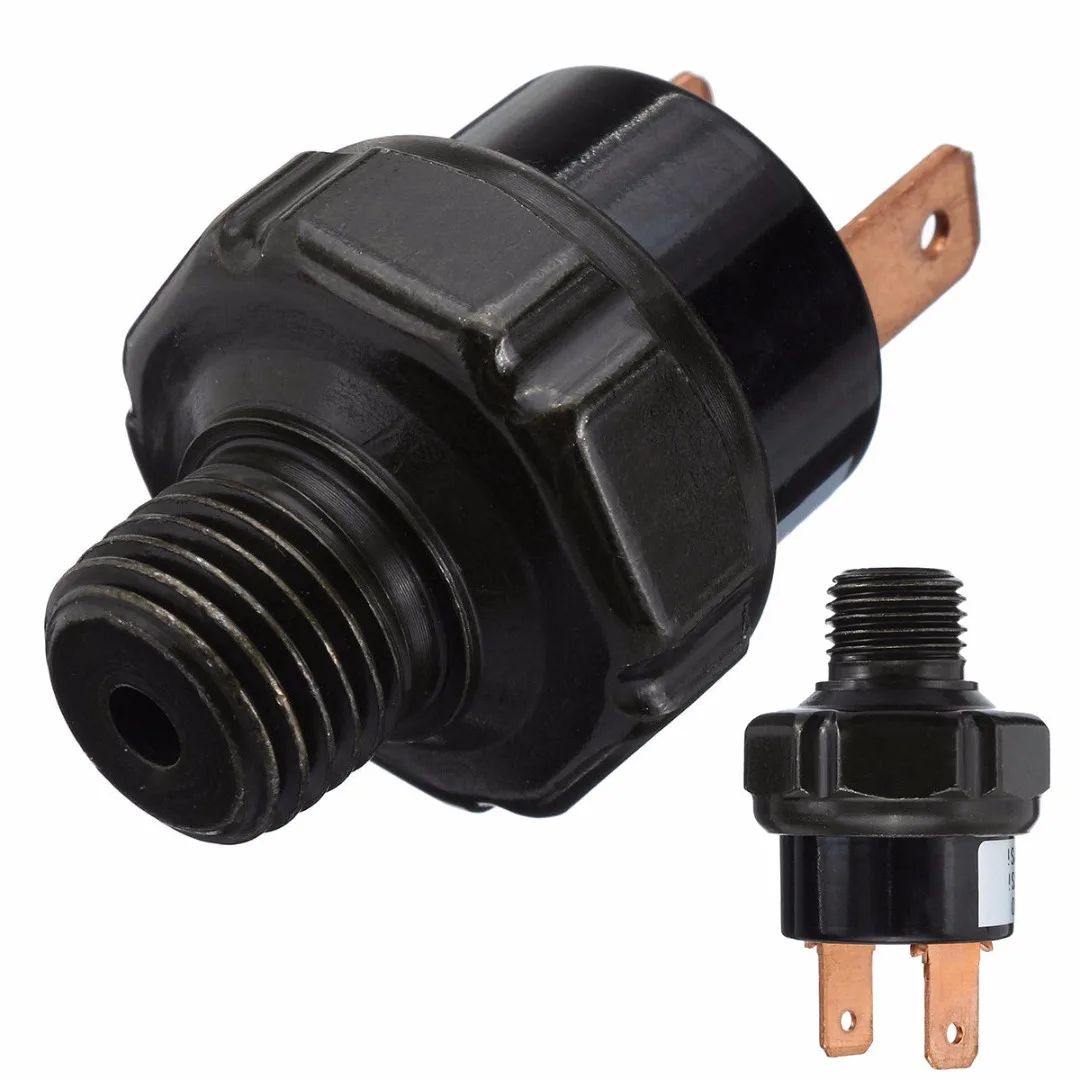 

1pc 120~150 PSI Air Compressor Tank Pressure Control Switch Control Valve 1/4" NPT End Mayitr Black Auto Pressure Switches