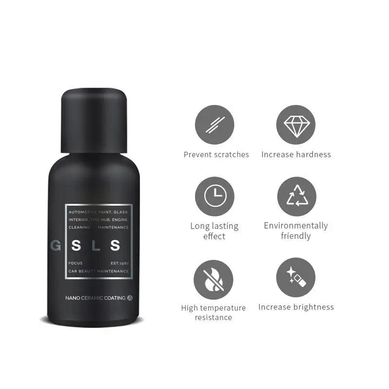 Ceramic Car Coating 30ML Hardness Car Polish Motorcycle Paint Care Nano Hydrophobic Coating Spray N