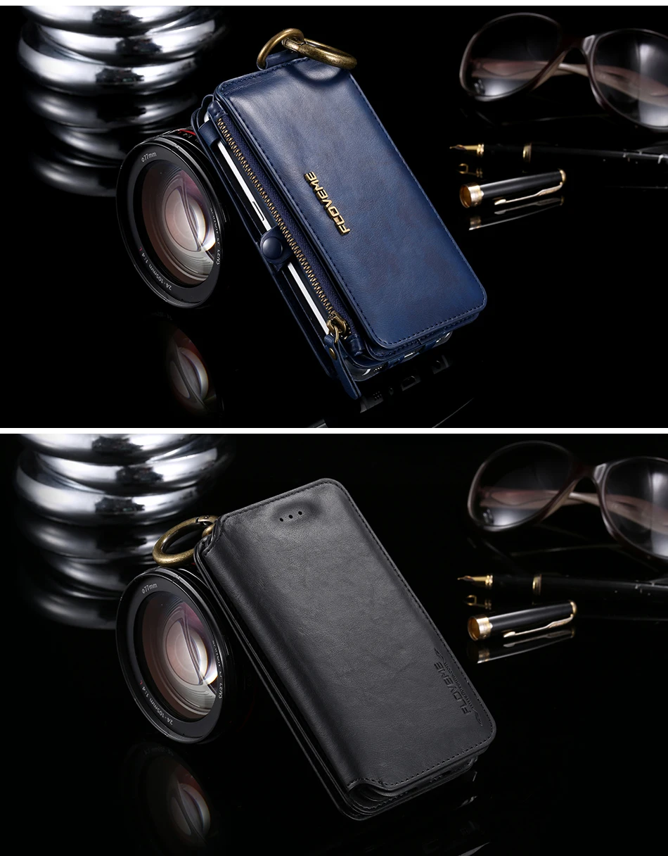 FLOVEME Ретро Кожаный чехол-кошелек для samsung Galaxy S10 S9 S8+ Note 10 9 чехол для телефона чехол s для samsung S7 Edge Note 10 9 8