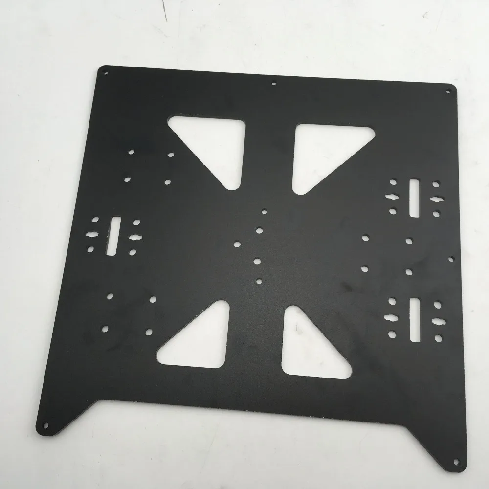 

Funssor Reprap Prusa i3/Anycubic MEGA i3 black anodized Aluminium alloy heated bed support Y carriage tray for 3D printer