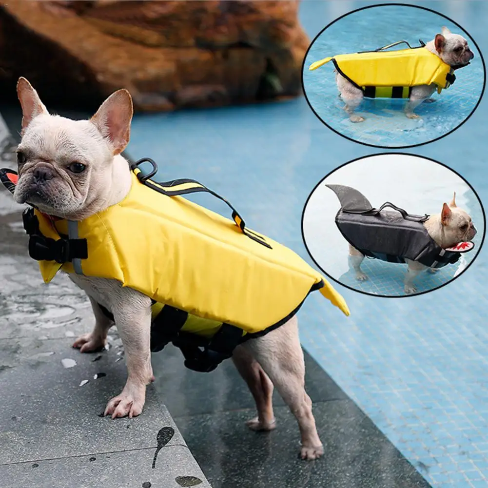 Dog Pet Float Safety Swimming Suit Dog Appearance Changing Shark Duck