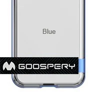 Mercury Goospery Dream Bumper прозрачный с откидной Чехол для samsung Galaxy S7 Edge S8 S9 Plus Note 5 8 9 - Цвет: blue
