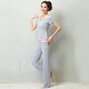 

Summer Workout clothes yoga clothes suit was thin female gym jogging suits wicking shirt female three-piece