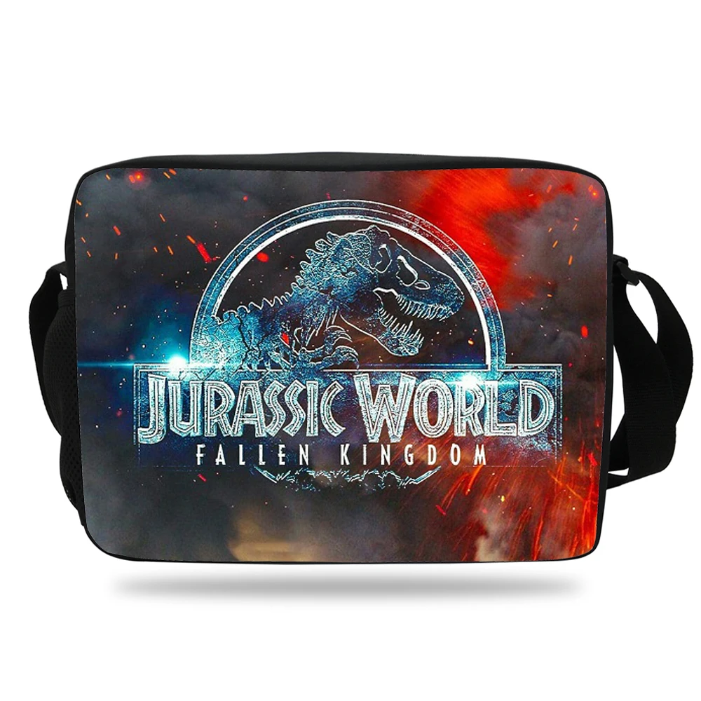 

16inch Hot Sale Messenger Bag Jurassic World Fallen Kingdom Shoulder Bag For Kids Boys Girls Single Bag For Children School