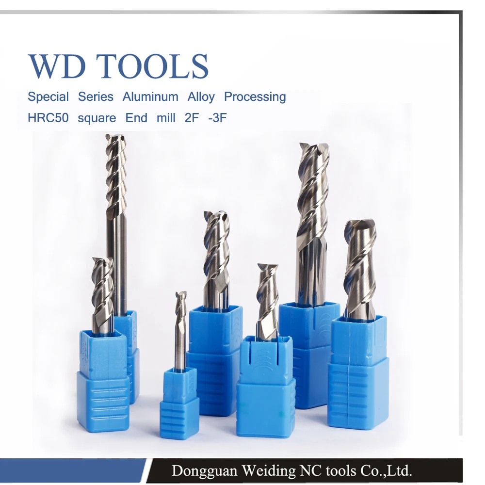 

5pcs 1.0X50LX4D CNC Solid Carbide End Mill for High-Performance Processing &Aluminium endmills