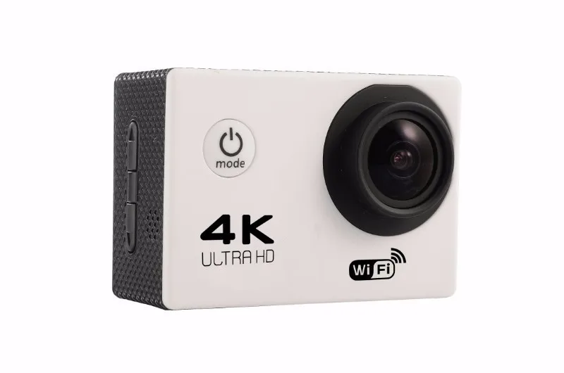 4K Wifi Водонепроницаемая Экшн-камера для велосипеда 4K Спортивная камера ультра Дайвинг 1080P 60FPS камера для шлема водонепроницаемая Спортивная DV - Цвет: White