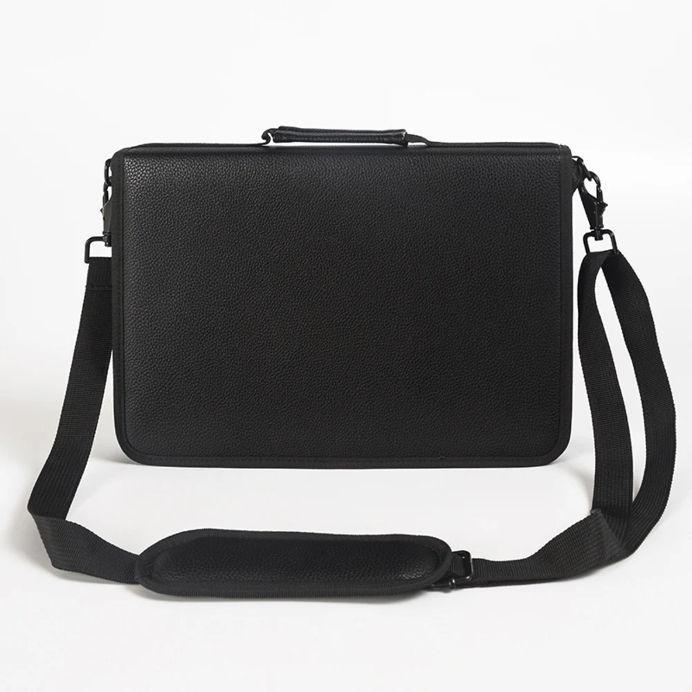

160 Hole Folding PU Leather School Pencils Case Large Capacity Portable Pencil cases Bag For Colored Pencil Gel Art Supplies