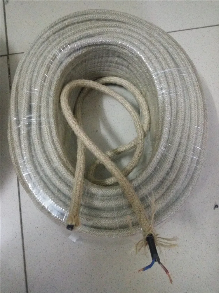 2 м/лот винтажный круглый Электрический кабель Эдисона веревка в стиле ретро с