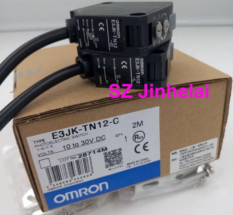 Подлинности E3JK-TN12-C OMRON фотоэлектрический датчик переключатель 2 м 10-30VDC