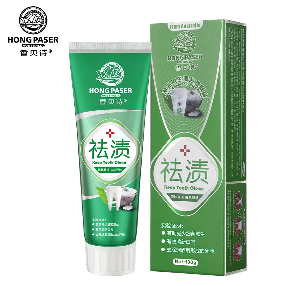 

HONG PASER Fresh Breath Remove Tooth Stains Protective Layer Remove Dental Stains teeth whitening 105g Toothpaste