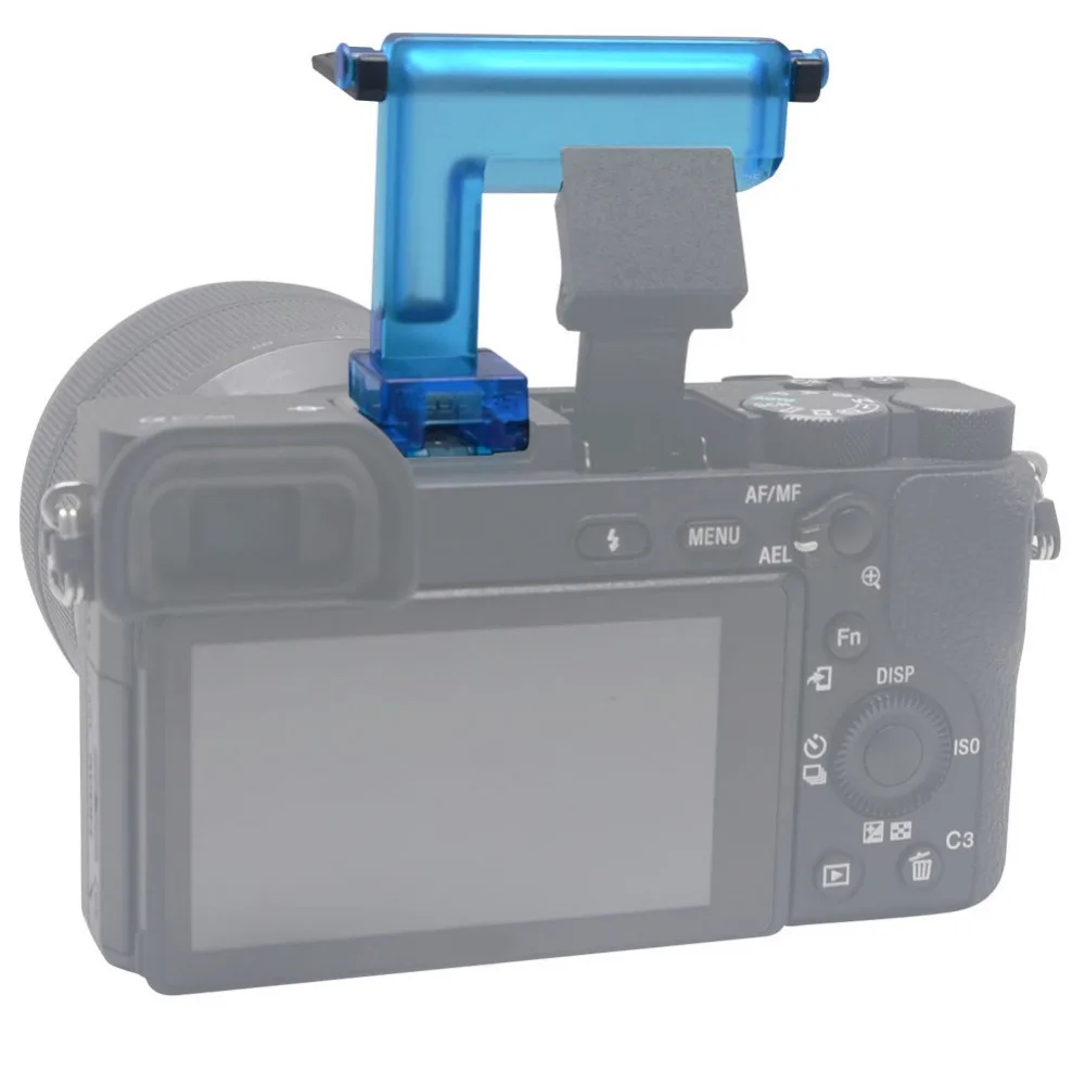 Mcoplus 4 цвета камеры s Рассеиватель Вспышки для Sony A6000/A6500/A6300 Регулируемая