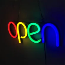 Дверной магазин неоновые вывески «открыто» светодиодный неоновый светильник художественная настенная декоративная лампа для бара ресторана витрина для магазина