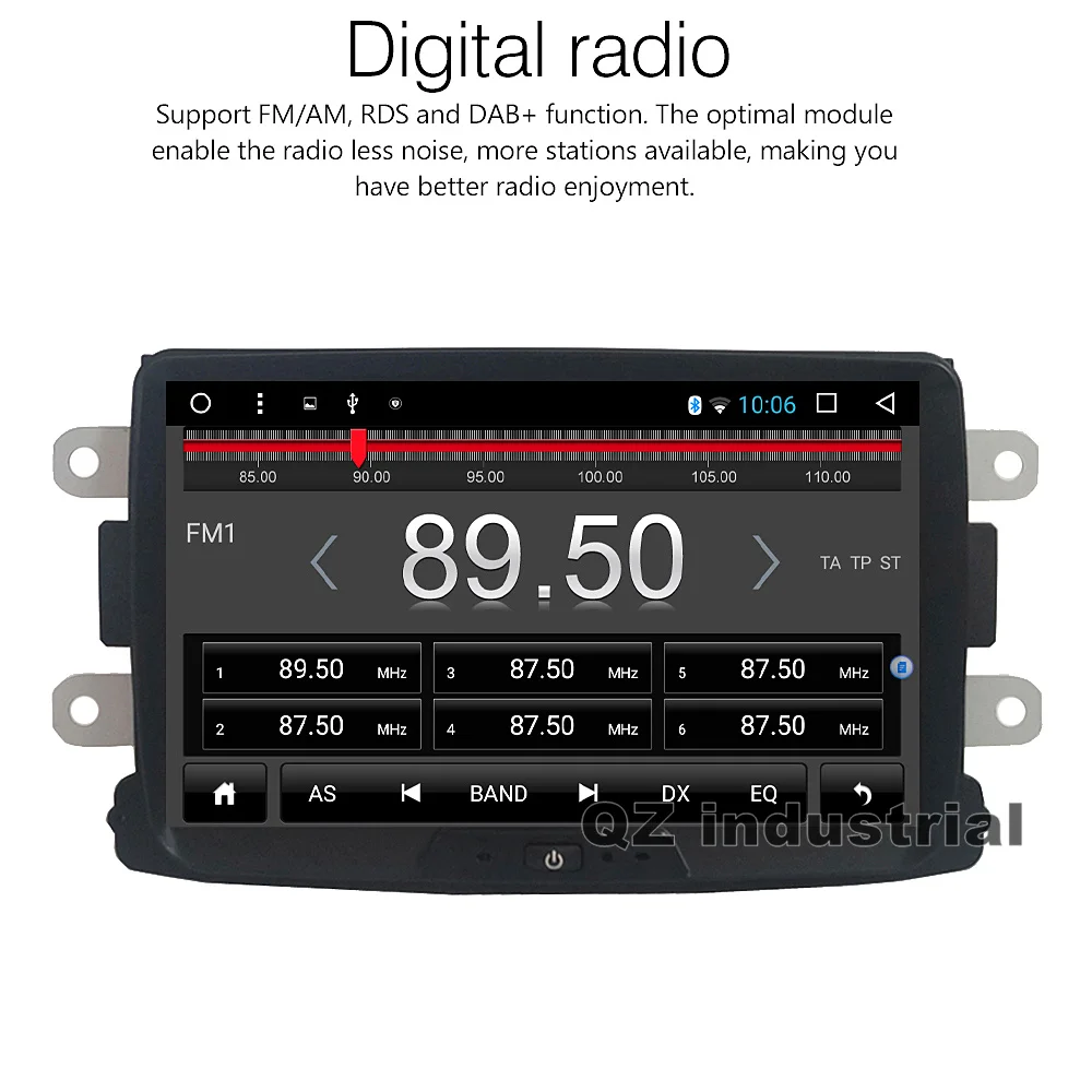 Clearance QZ industrial HD 9" Android 8.1 T8 for Renault Duster Logan II Sandero II Dacia Dokker Car DVD player with 4G WIFI GPS Radio RDS 2 Clearance QZ industrial HD 9" Android 8.1 T8 for Renault Duster Logan II Sandero II Dacia Dokker Car DVD player with 4G WIFI GPS Radio RDS 2