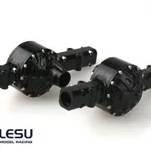LESU CNC металлический задний мост оболочки для Tmy модель 1/14 RC автомобиль тягач TH02077