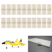 2018 yeni 20 adet menteşe bağlayıcı plastik küçük RC uçak için uçak helikopter Quadcopter hediye bebek çocuk çocuk hediyeler parçaları