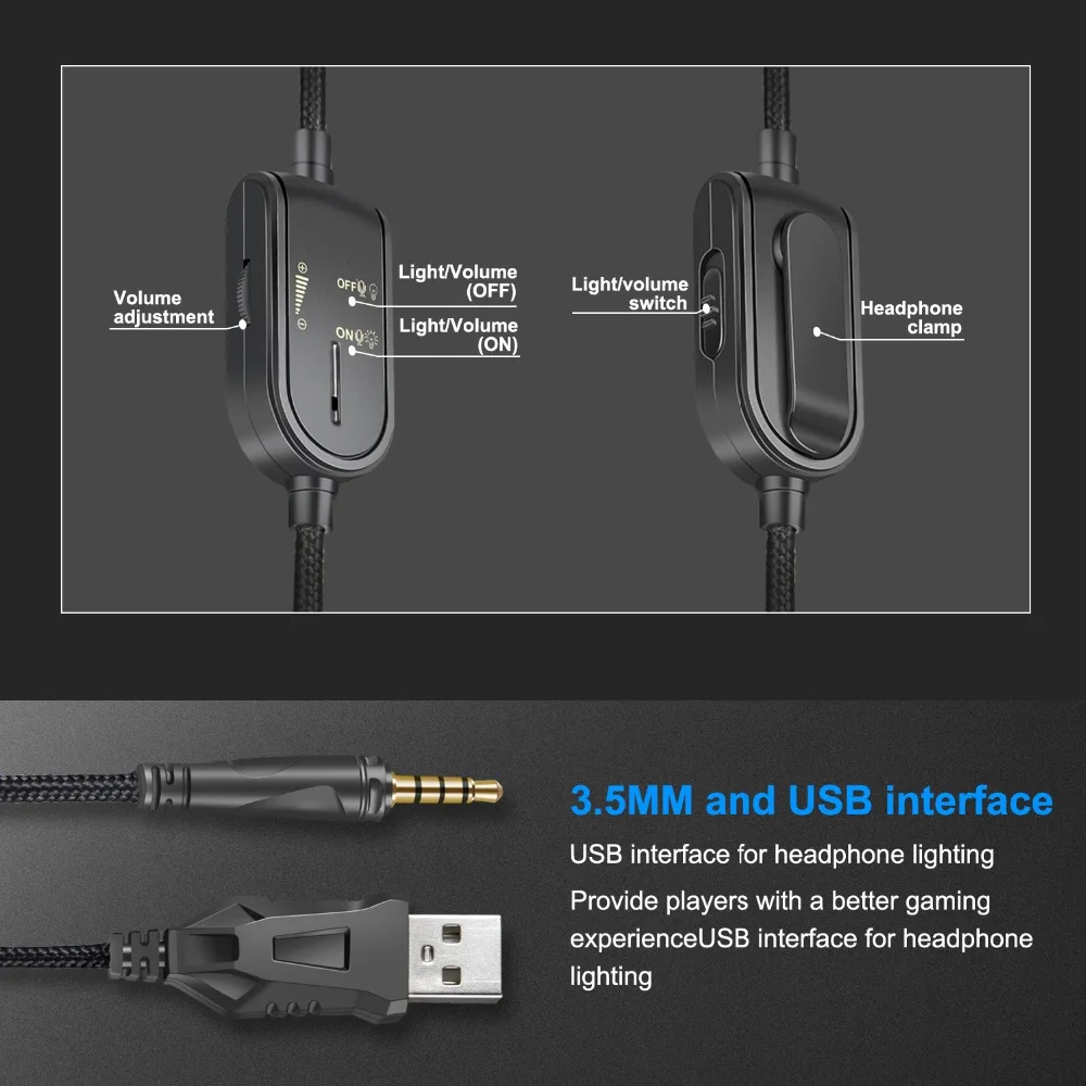 2018 ONIKUMA K8 casque PS4 Gaming Headset