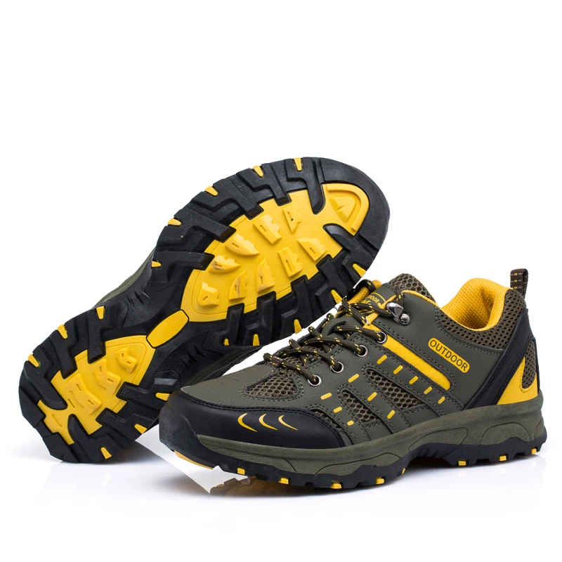 

Men Outdoor Hiking Shoe Anti-Slip Women Breathable Waterproof Trekking Shoes Athletic Climbing Sport Sneakers Mountain Boots