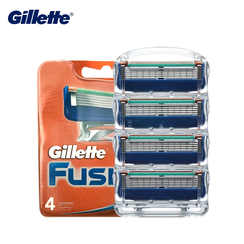Gilltte Fusion бритвенные лезвия ручные для бритья мужские бороды Уход за лицом Замена