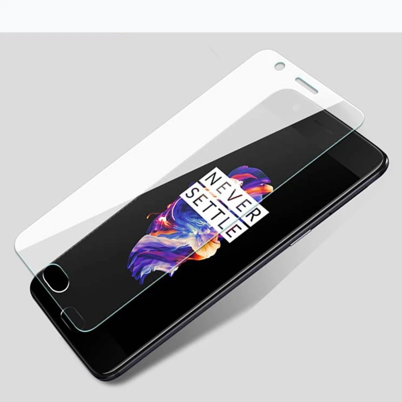 

TUKE 2pcs/lot Screen Protector For One Plus OnePlus 3 5 5T 6 A3000 A5000 Tempered Glass Protective Film with Retail Package