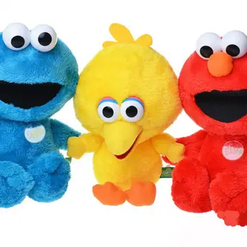 

1pcs 35cm Cartoon Anime Sesame Street Elmo Cookie Monster Big Bird Stuffed Plush Toy Doll For Baby Children Girl Birthday Gifts