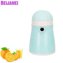 BEIJAMEI Multi Функция Фрукты лимонный сок экстрактор руководство мини портативный сок решений чашки домашнего использования 2 чашки