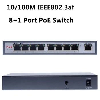 

IEEE802.3af PoE Switch 8 Port For IP Camera Power Over Ethernet PoE&Optical Transmission For IP Camera System Network Switches