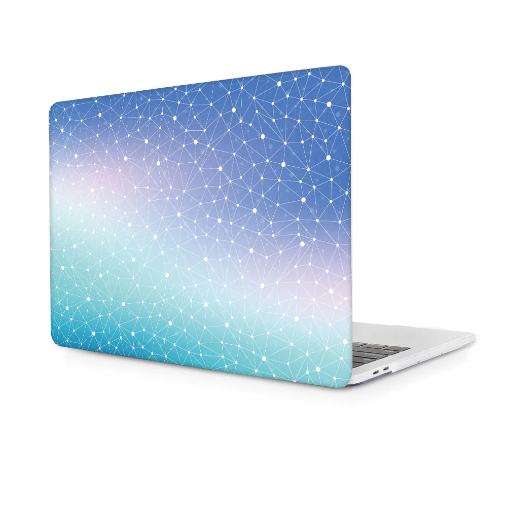 A045 Чехол Redlai для Macbook Air Pro retina 13 1" с геометрическим принтом пластиковый жесткий чехол для Mac book New retina 12 Pro 13 15 Touch bar - Цвет: A045