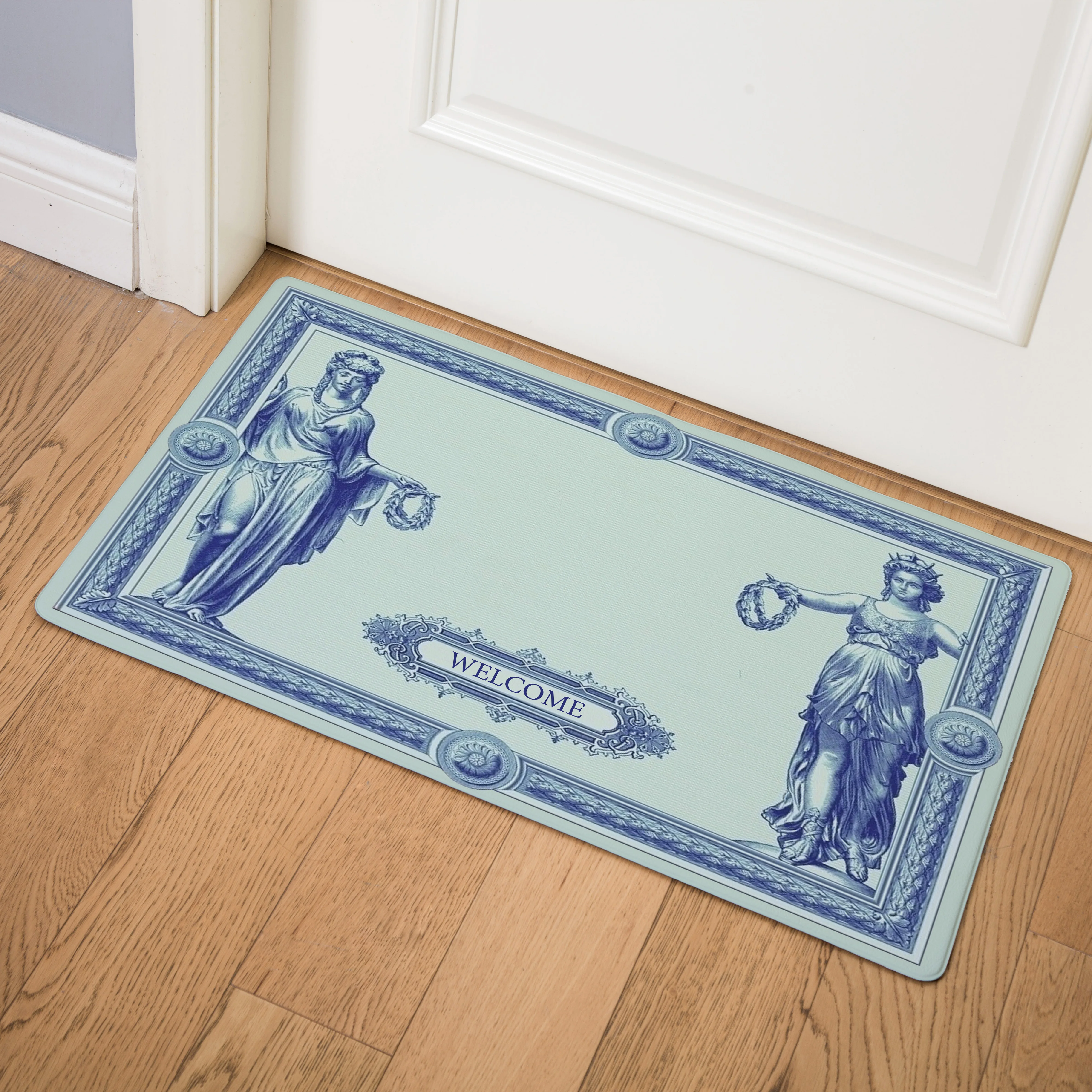 

European Style Home Mat long Door carpet Outdoor Entrance Welcome Pad Soft Carpet Doormat Indoor Bathroom Kitchen Rugs Floor Mat