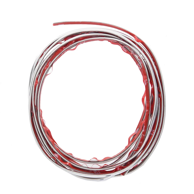 

3m Silver Car Grille Exterior Chrome Styling Decoration Moulding Trim Strip 4mm