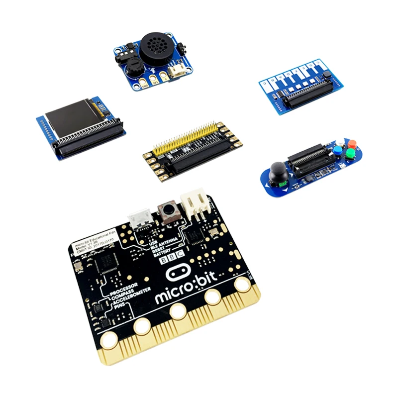 BBC micro:bit nRF51822 KL26Z Bluetooth 16kB RAM 256kB Flash Cortex-M0 Pocket-sized Computer for kids beginners learn python JS BBC micro:bit nRF51822 KL26Z Bluetooth 16kB RAM 256kB Flash Cortex-M0 Pocket-sized Computer for kids beginners learn python JS