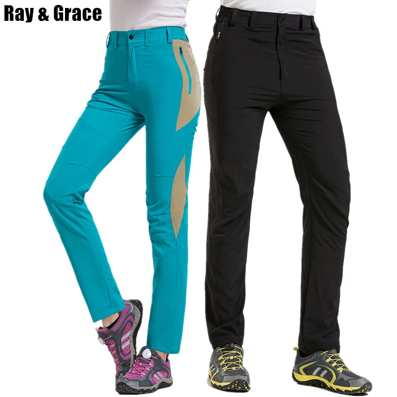 RAY GRACE мужские походные брюки летние быстросохнущие и женские спортивная одежда