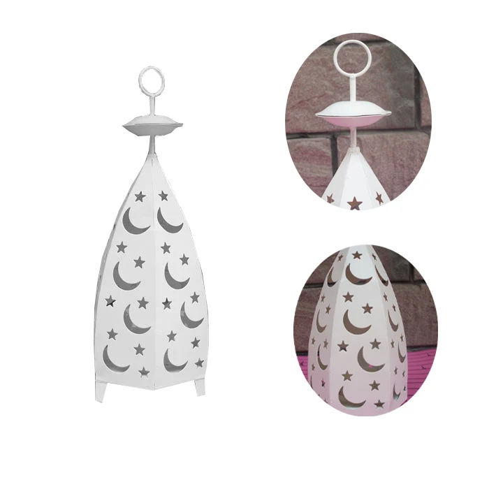 Новый креативный металлический подсвечник со звездой и луной Tealight винтажный
