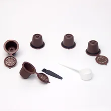 7 шт./упак. для многоразового использования кофейная капсула Nespresso фильтр для исходной линии с фильтром для кофемашины Nespresso многоразовая капсула для кофе