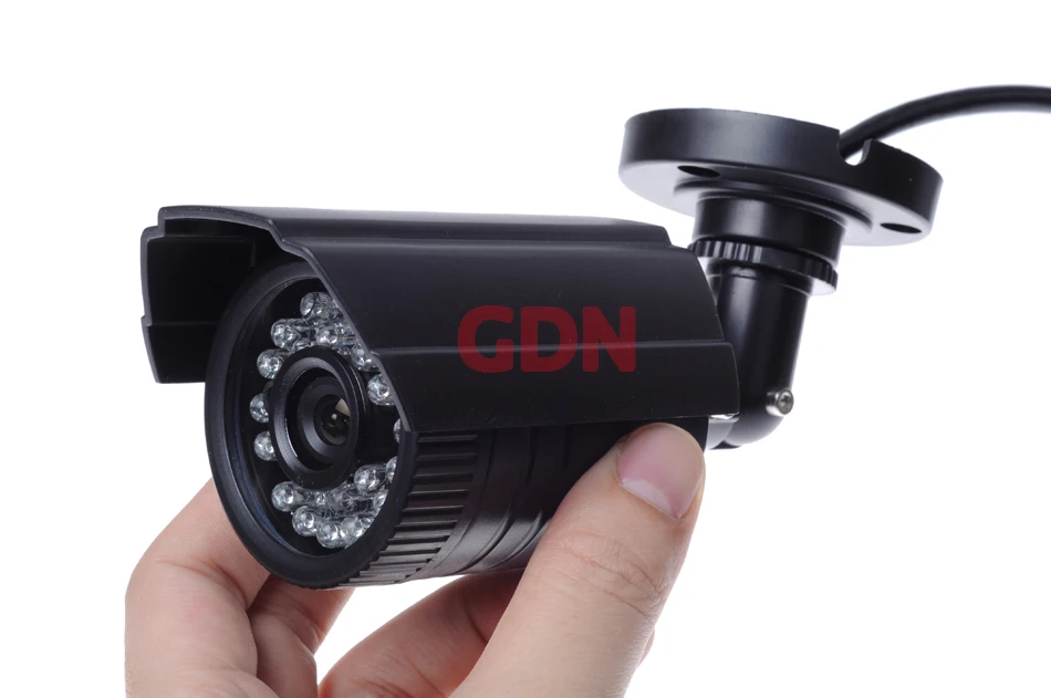 Мини CCTV камера безопасности наружная пуля 800TVL 1/4 ''цветной IR-CUT фильтр CMOS 3,6 мм объектив 24IR светодиоды водонепроницаемый ABS пластиковый чехол