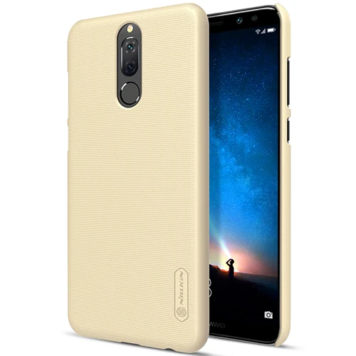 Противоударный чехол для huawe nova 2i nillkin Матовый УФ пылезащитный чехол для huawei nova 2i/mate 10 lite чехол - Цвет: Gold