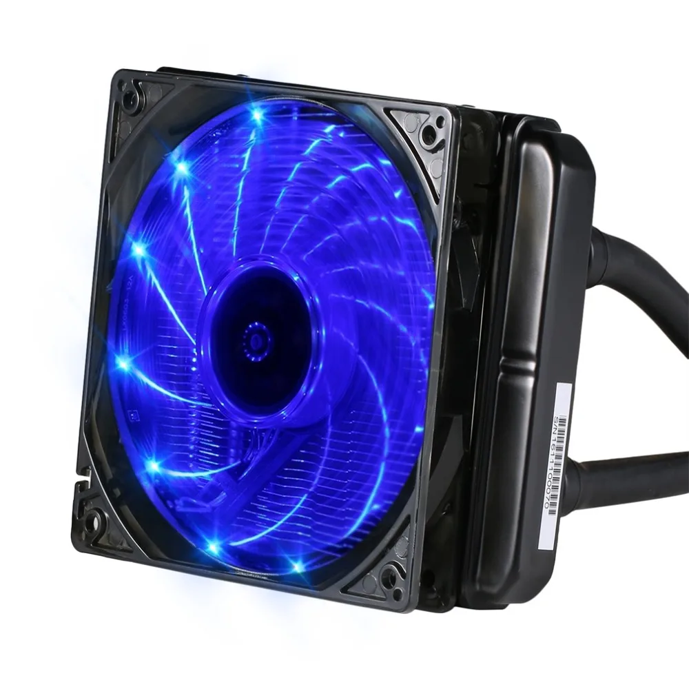 

Liquid Water Cooler Desktop Fan Radiator Kit 120x120x25mm Fan Compatability for INTEL and for AMD Sockets