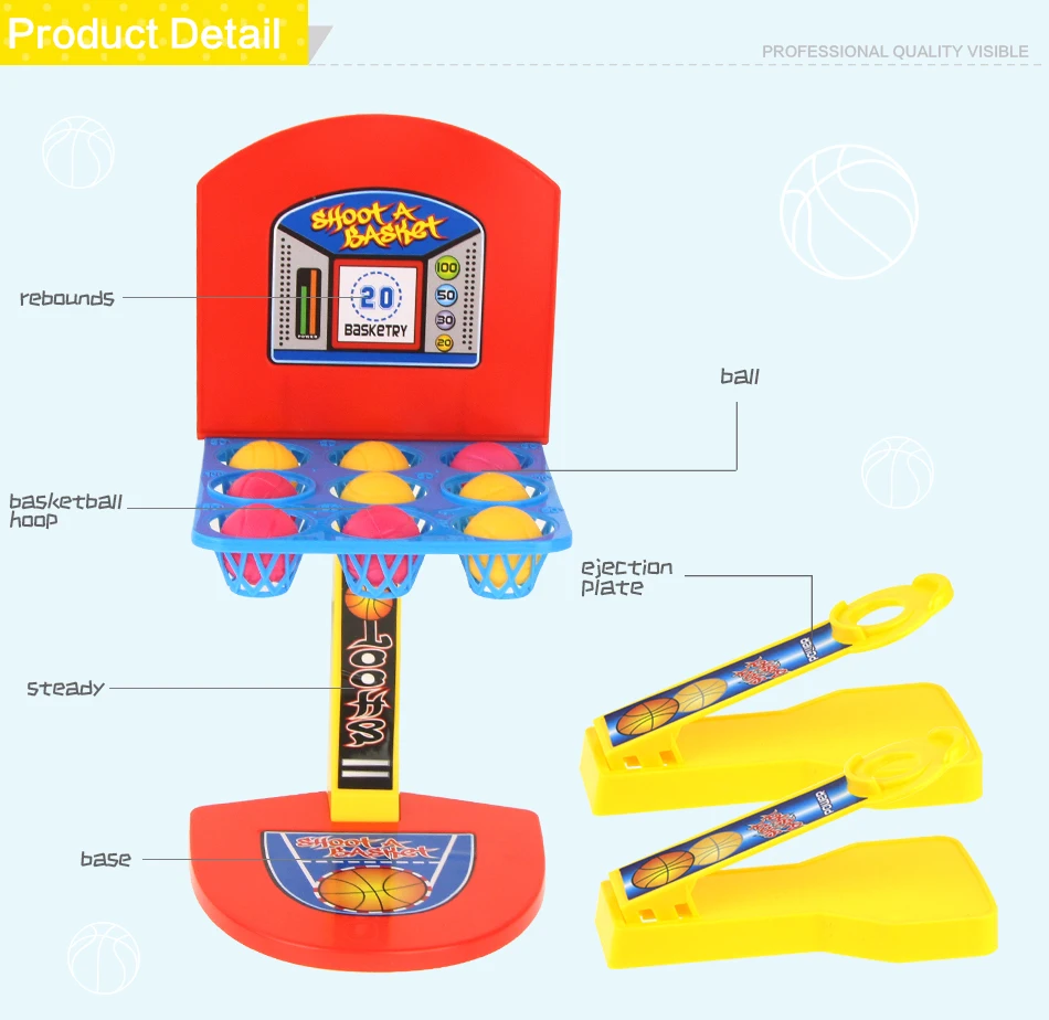 Игрушка мини-баскетбол настольный баскетбол стрельба обруч Игры развивающие игрушки для детей подарки на день рождения