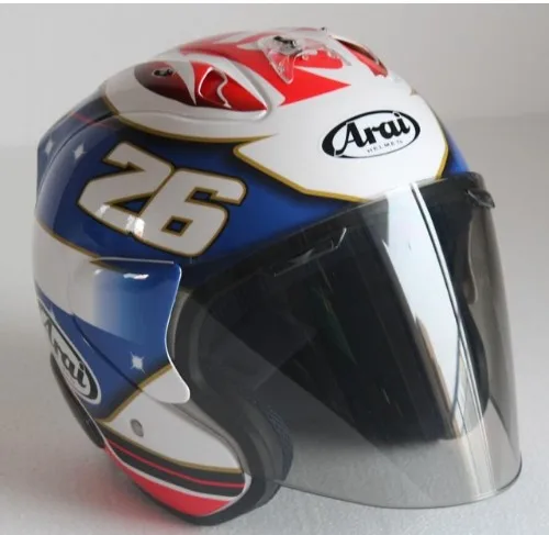 ARAI двойного назначения Череп мотоциклетный шлем Capacete Casco Новинка Ретро шлем мотоцикл половина лица шлем - Цвет: 12